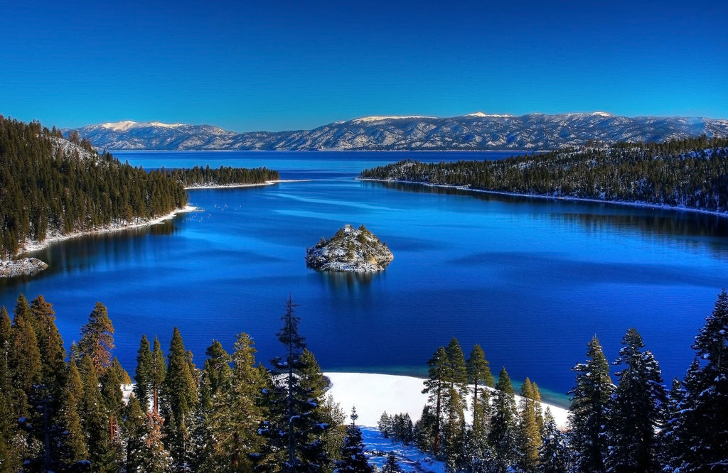 lake tahoe from above